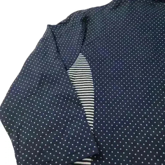 Weekends By Chicos 2 Jacket Womens Large Nautical Athleisure Comfort Travel - Picture 16 of 16